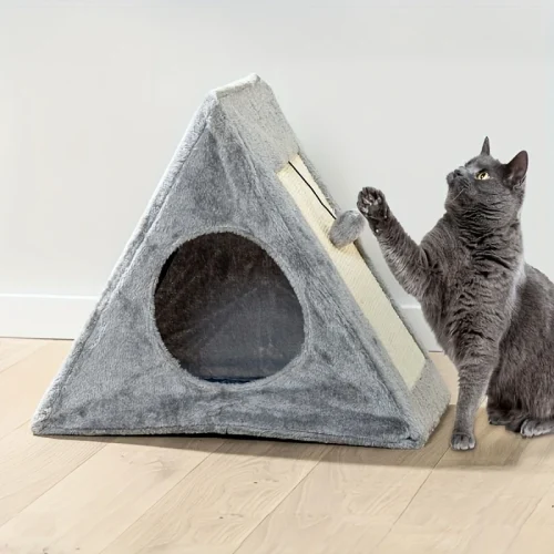 Pet bed suitable for cats under 15 pounds.