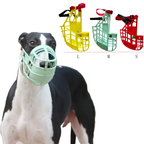 Adjustable Dog Muzzle Plastic Mask Anti-Barking Bite Mouth Cover