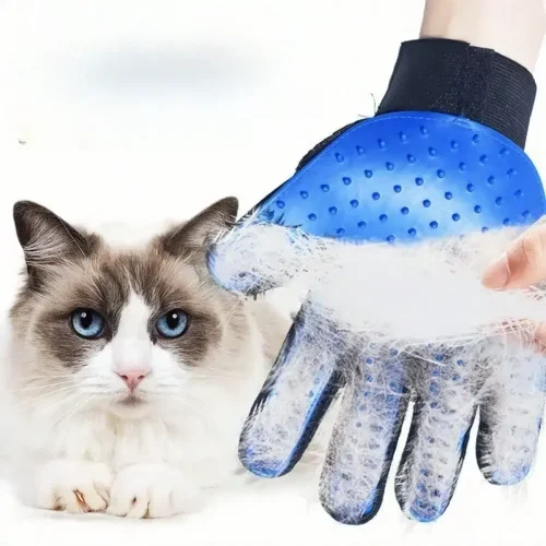 Pet Grooming Gloves for Cats and Dogs,